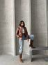 Damen Steppjacke – Braun – 100 % Kunstfaser